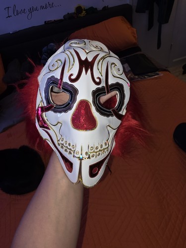 Maschera luchador clown - maschera,