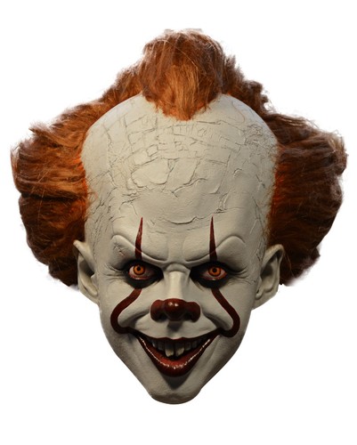 Pennywise mask deluxe - pennywise,