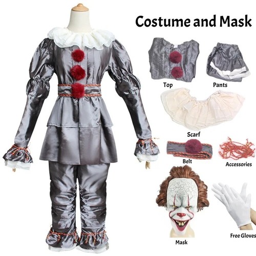 Pennywise costume clown con - da,