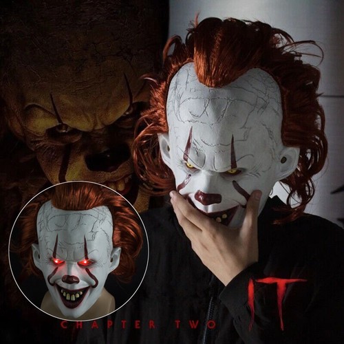 Pennywise clown maschera led - pennywise,