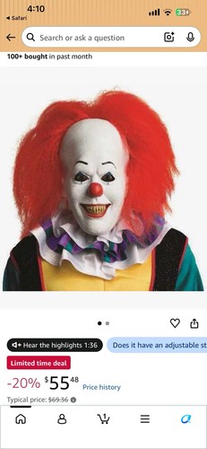Serie pennywise - tv, it: