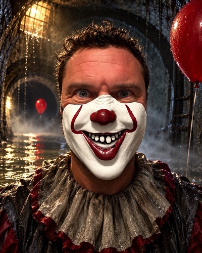 Spaventoso clown pennywise - clown,