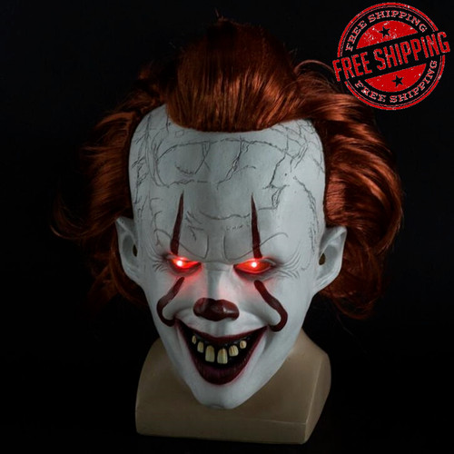 Maschera halloween led - maschera,