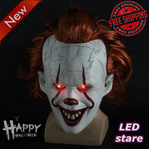 Maschera halloween led occhi - led,